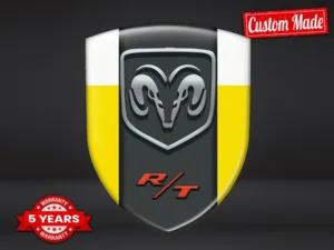 Dodge Adesivi Paraurti Auto su Misura Racing Premium Moderni